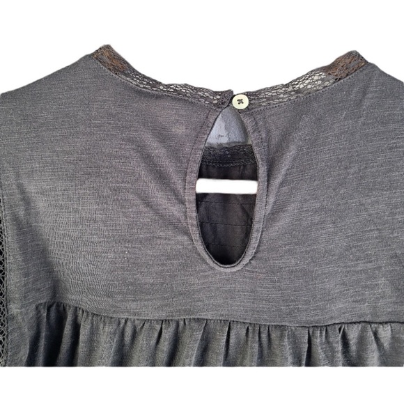 🌺GOOD HART by MATILDA JANE McKinney Tierred Dress in Charcoal Size Small🌺 - Picture 6 of 7